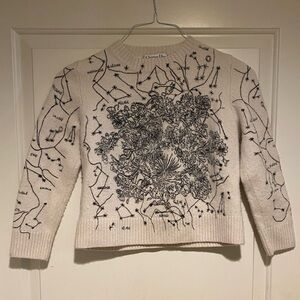 Christian Dior Cashmere Rare Map Sweater